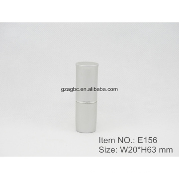 Simple Aluminum Cylindrical Lipstick Tube Container E156, cup size12.1/12.7,Custom color